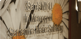 Sam's NICU Memorial Wall